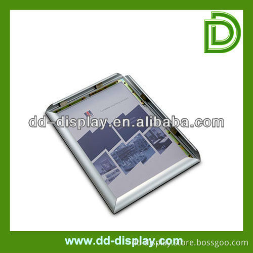 Anodised silver 25mm snap frame menu board